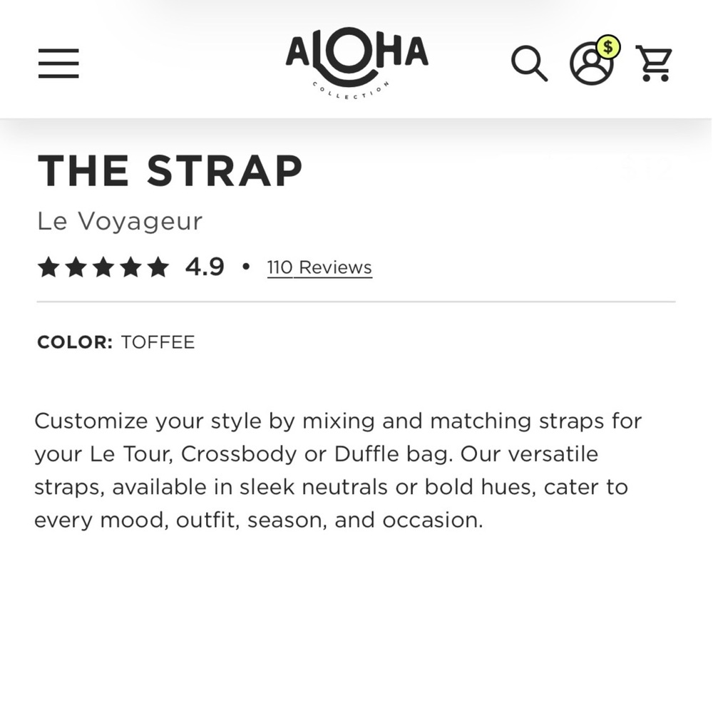 ALOHA Collection Strap - Picture 2 of 4